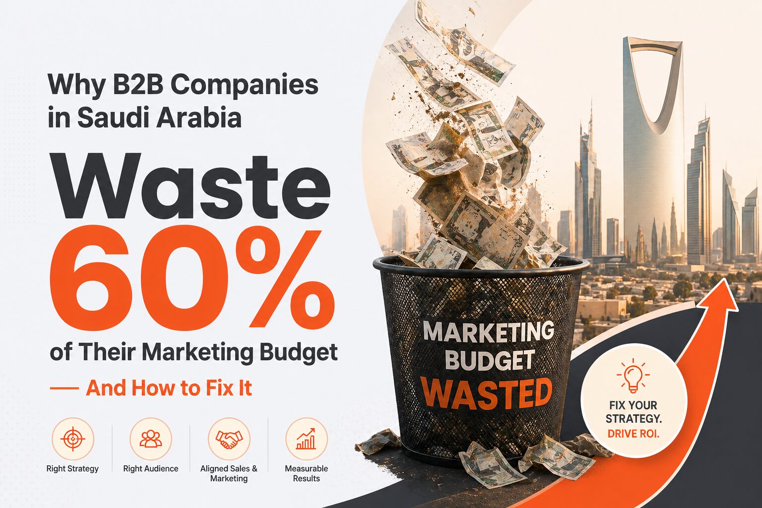 Why B2B Companies in Saudi Arabia Waste 60% of Their Marketing Budget — And How to Fix It